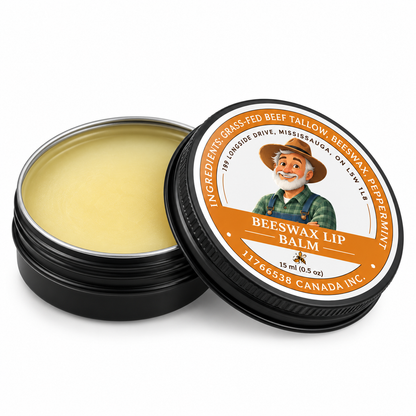 Peppermint Beeswax Lip Balm - 15 ml